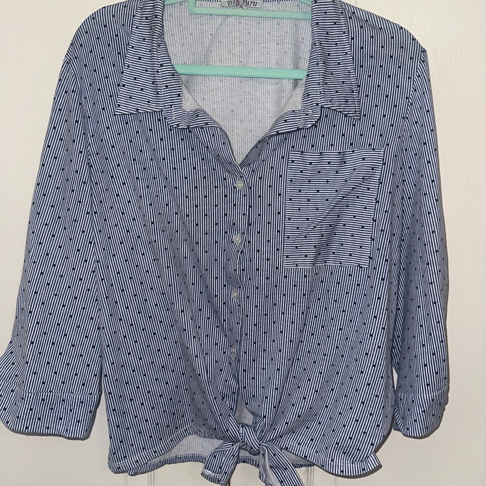 DJ & JUJU BUTTON DOWN size XL